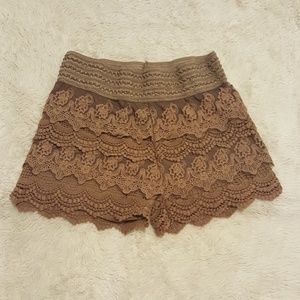 Lace shorts